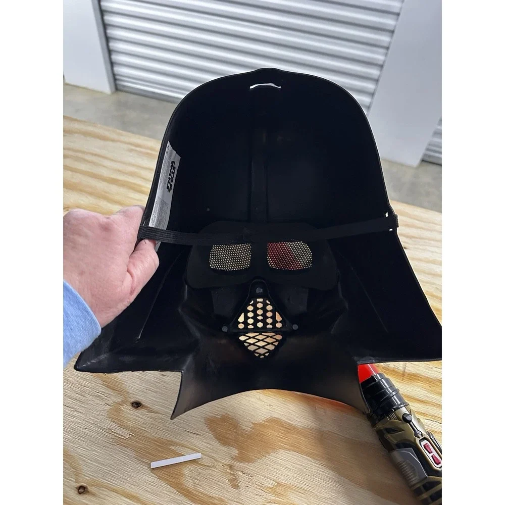 Star Wars Darth Vader‎ Mask + Red Inquisitor Bladebuilders Lightsaber –Works